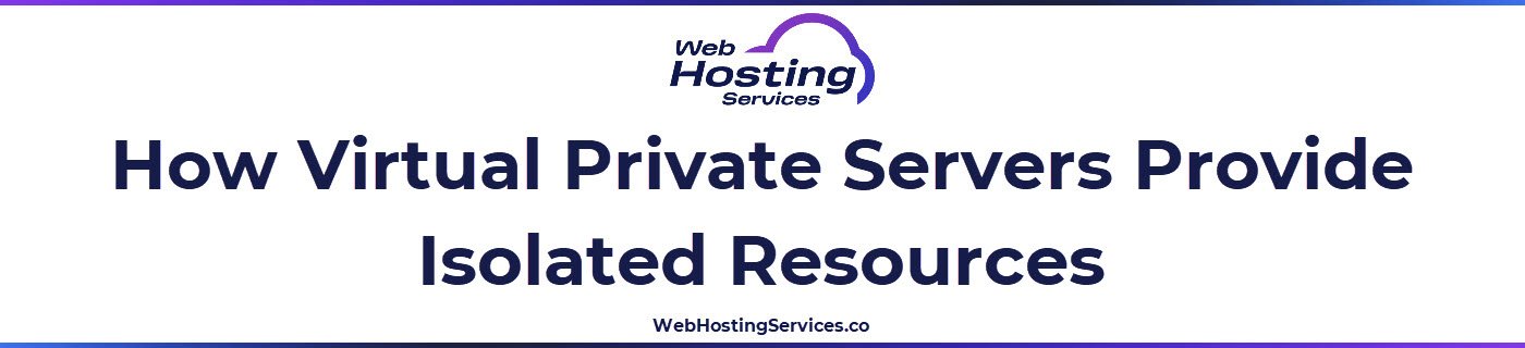 A text based image describing how VPS hosting creates virtual environments with dedicated slices of CPU memory and storage.