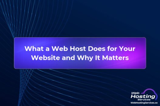 What a Web Host Does for Your Website and Why It Matters