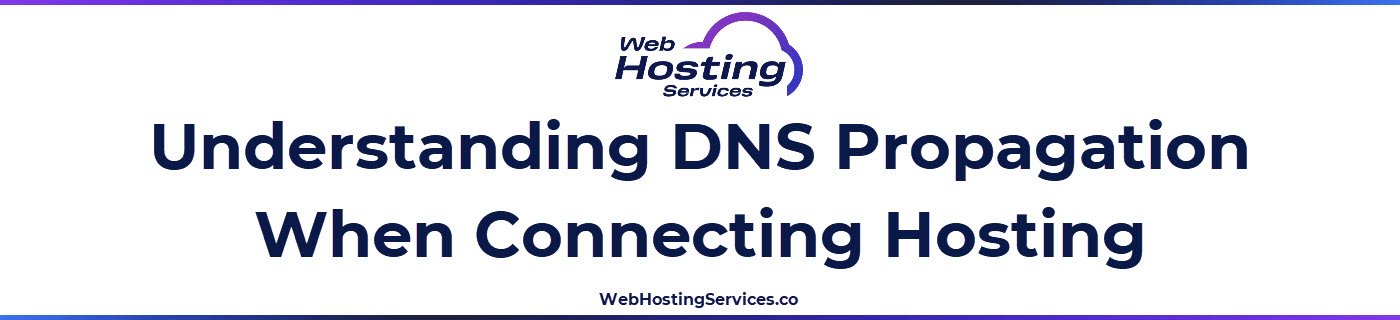 This section explains why DNS changes take time due to caching and TTL, and how to verify updated name servers and A records after changes are saved.