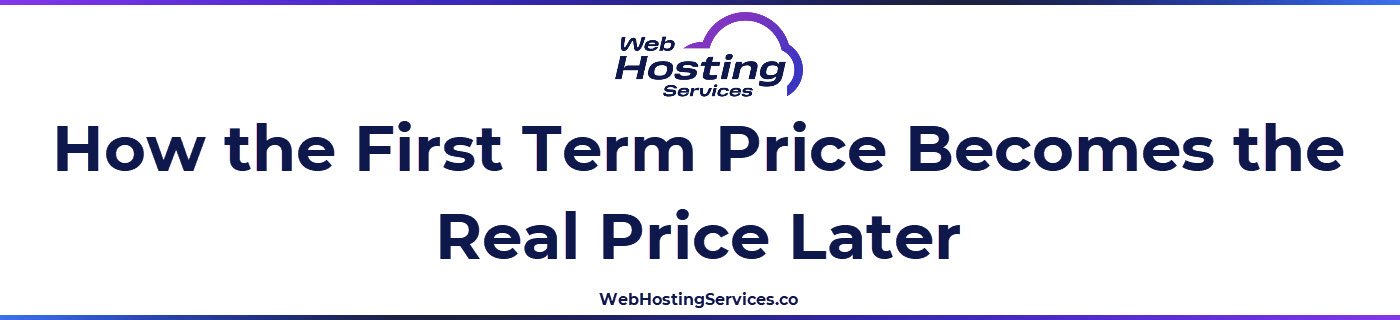 This section explains how hosting plans often start with introductory discounts, then renew at higher standard rates after the first term ends.