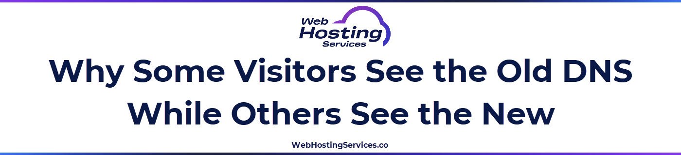This section explains that name server changes take time because resolvers cache NS data and will switch only after cached entries expire.