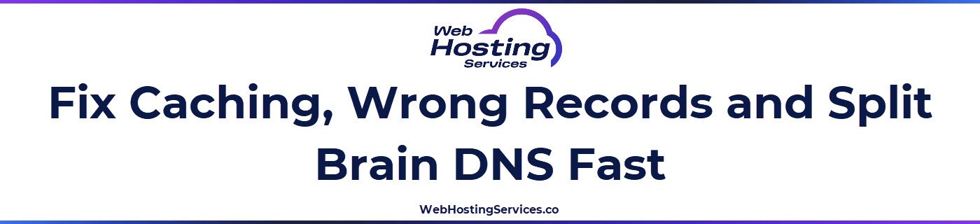 This section explains how to diagnose common DNS connection problems like propagation delays, incorrect records, and conflicting configurations.