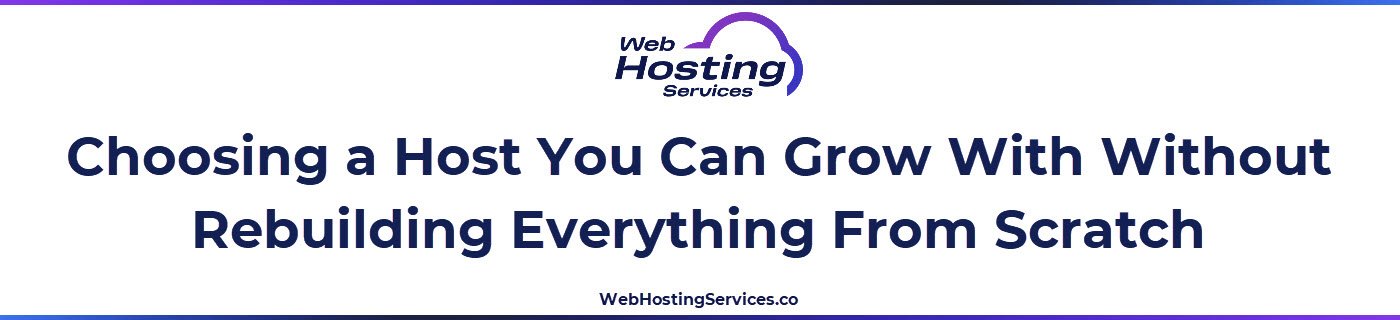 This section explains why hosting scalability matters when choosing a provider, including how to assess whether you can upgrade plans without migrating your site and what to look for in a host's growth options.