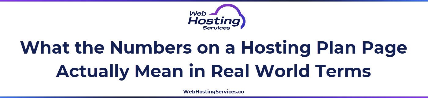 This section explains how to interpret hosting plan specifications including CPU allocation, RAM, storage type, bandwidth limits and unlimited claims so you can compare plans on equal and accurate terms.